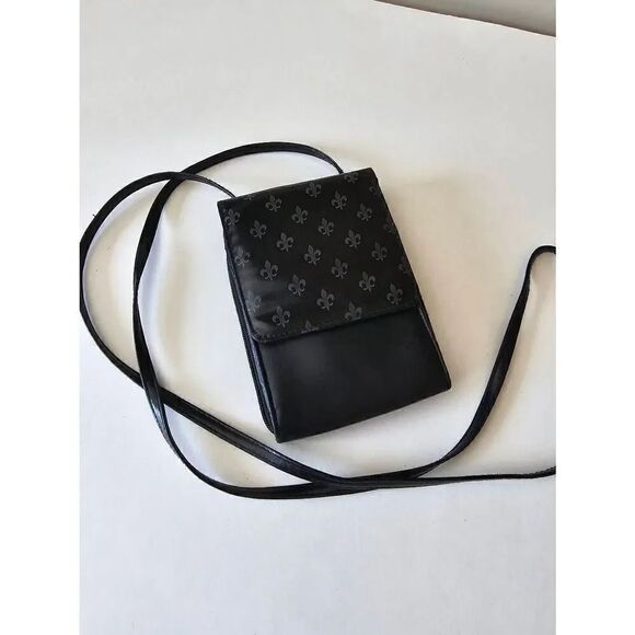Crossbody bag Fluer de lis black - Picture 1 of 8